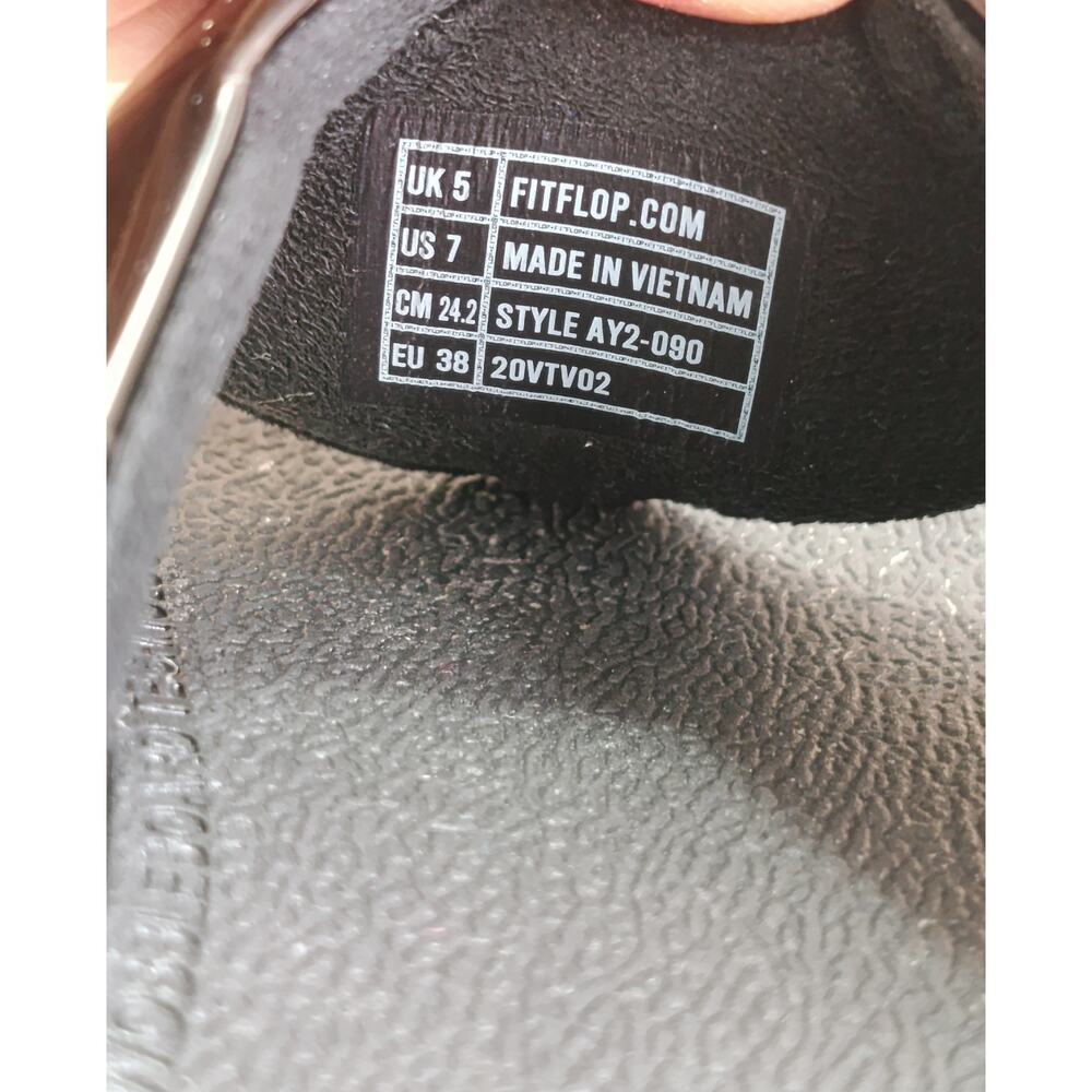 Women’s FitFlop Black Thong Sandals. Size 7 US Women - Picture 8 of 9